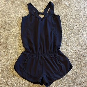 Black athletic jumpsuit